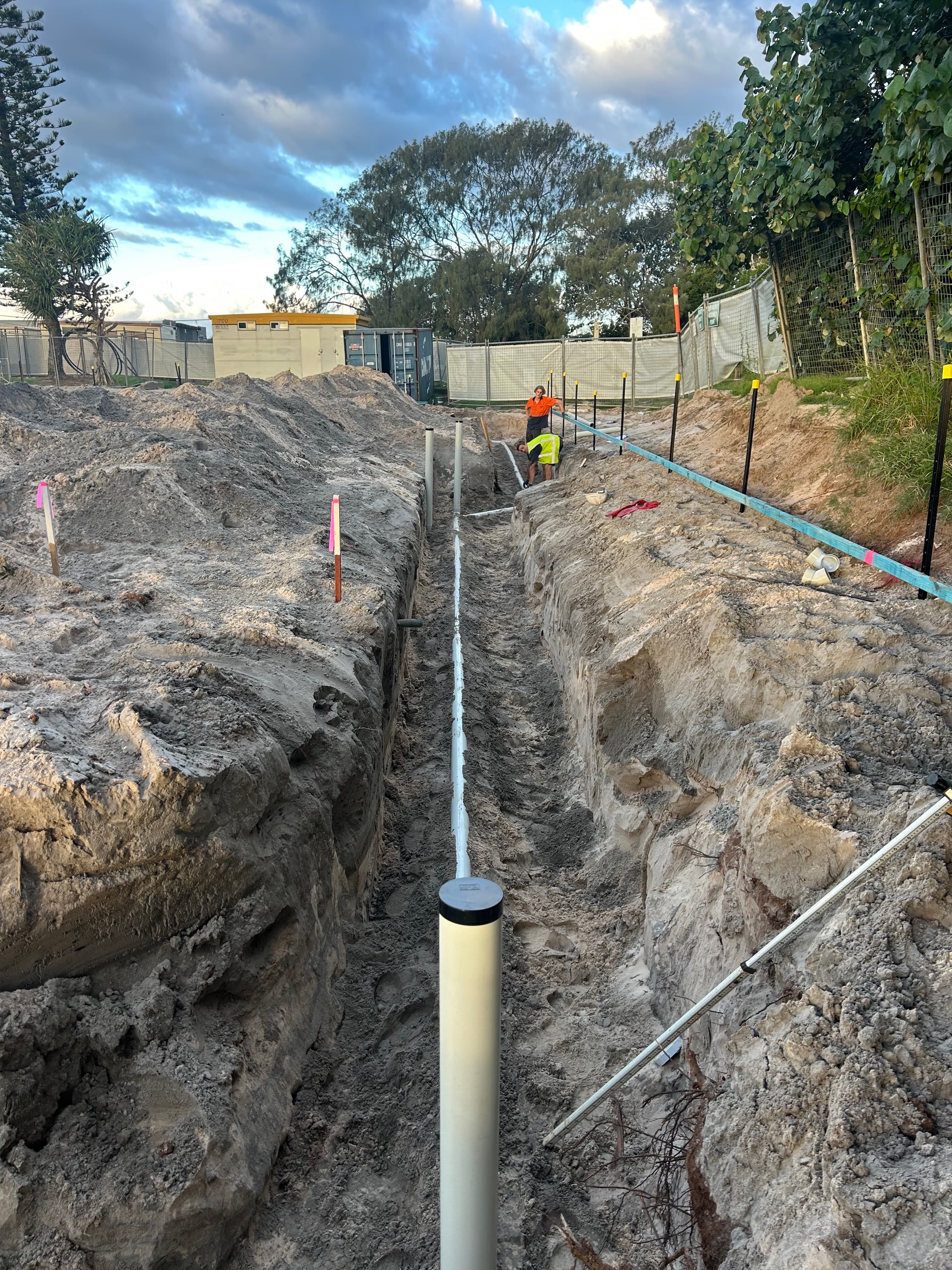 Sewer Drainage — SLSC — Brunswick Heads